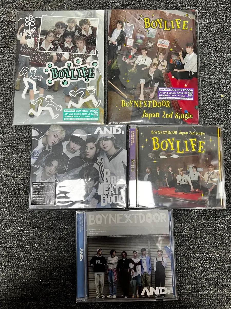 보이넥스트도어 BOYLIFE 앨범 & AND 앨범 보넥도 초회한정반 개봉