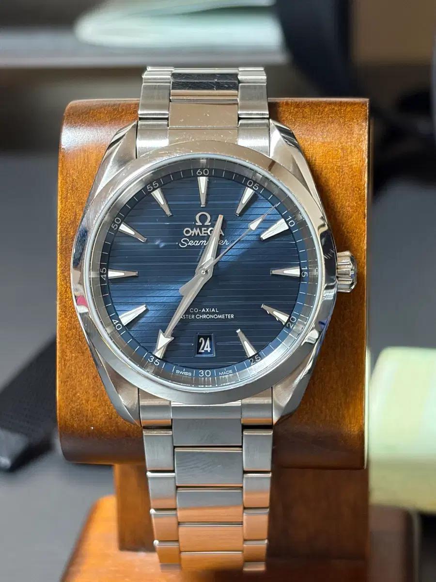 오메가 아쿠아테라 38mm 청판