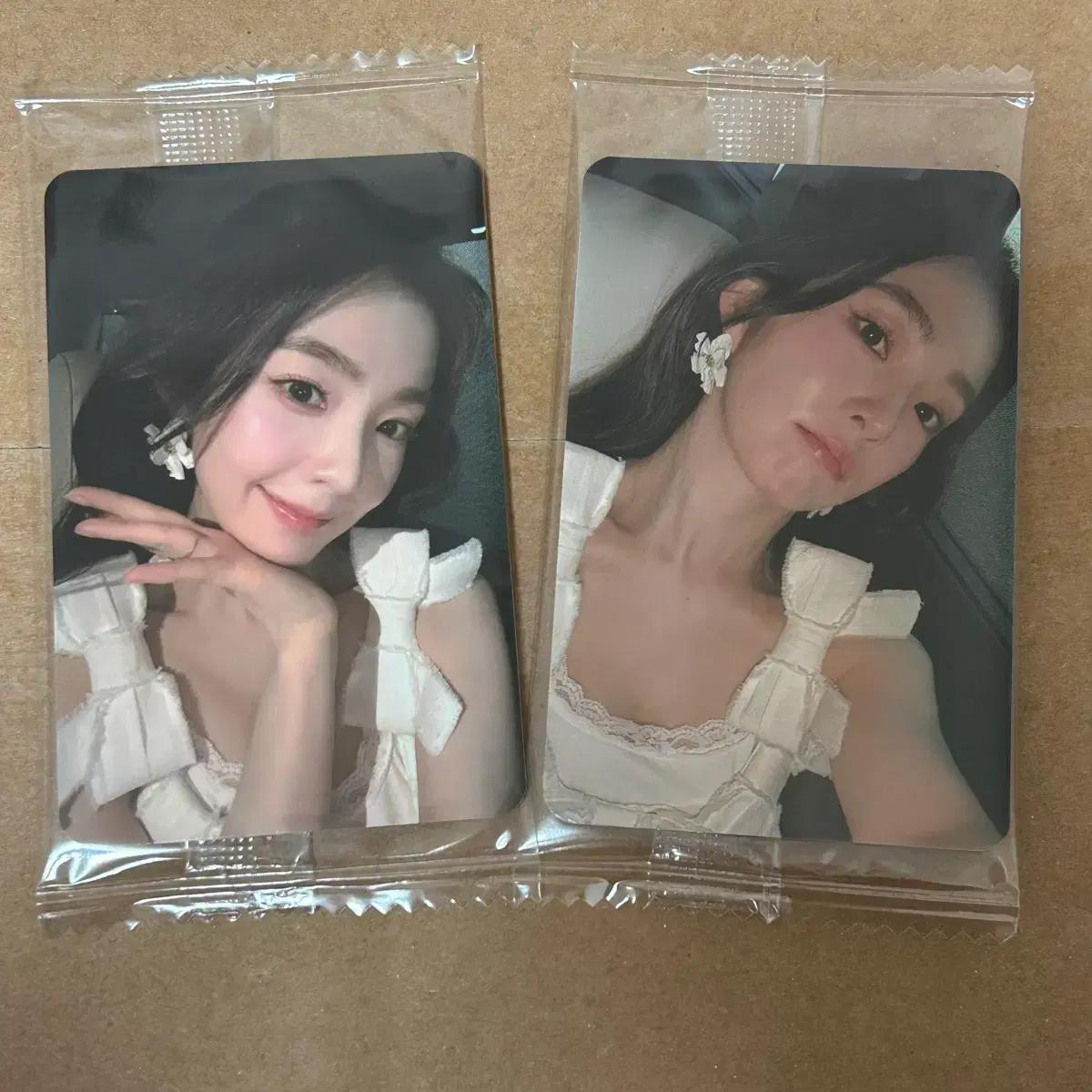 아이린 전시회 biggest fan 포카 미공포 정규 앨범 레드벨벳