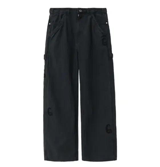 (2) 폴리테루 24fw 1011 패치드 해머팬츠 다크차콜네이비
