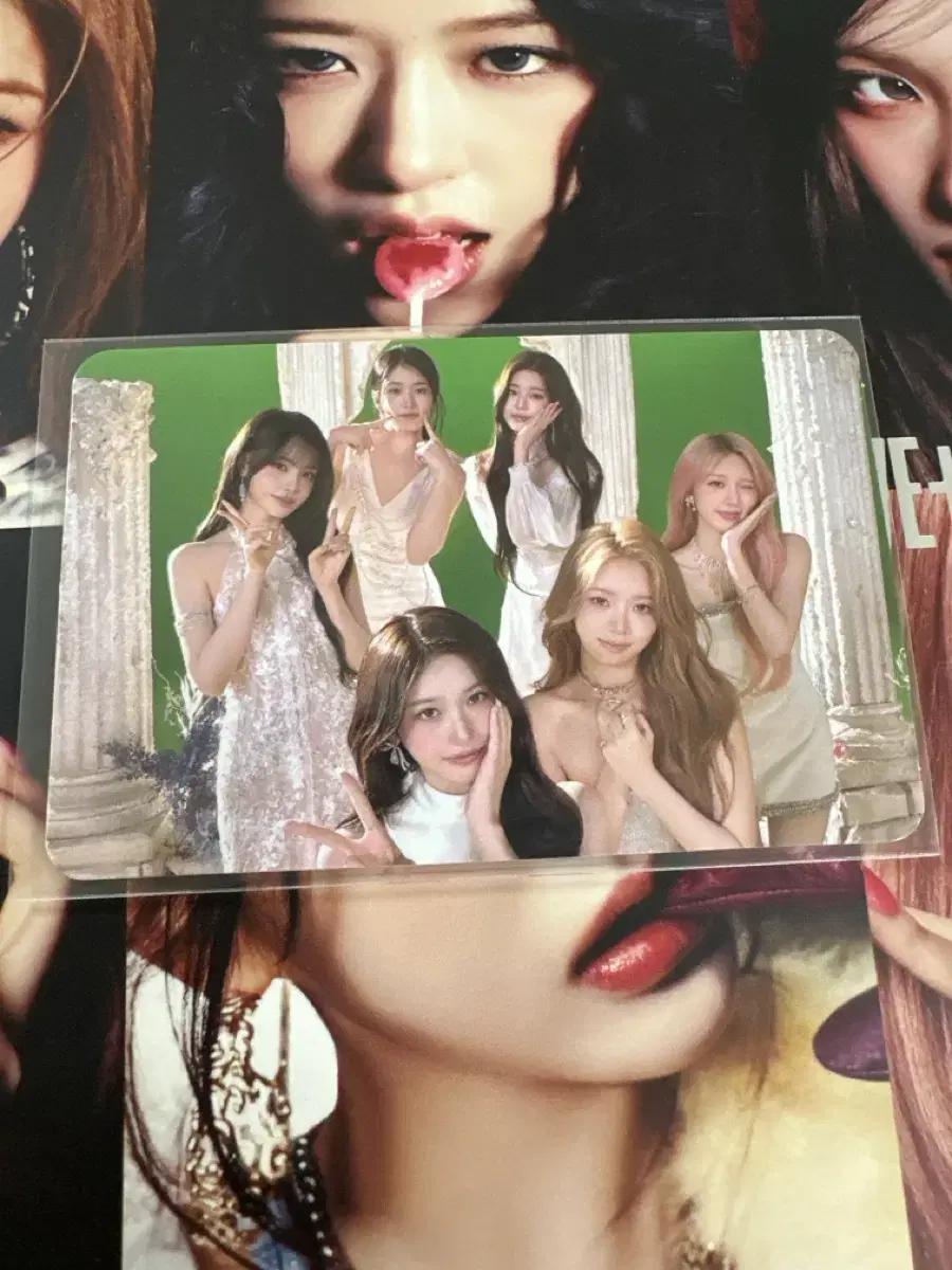아이브 팬콘 트래카 단체 포카