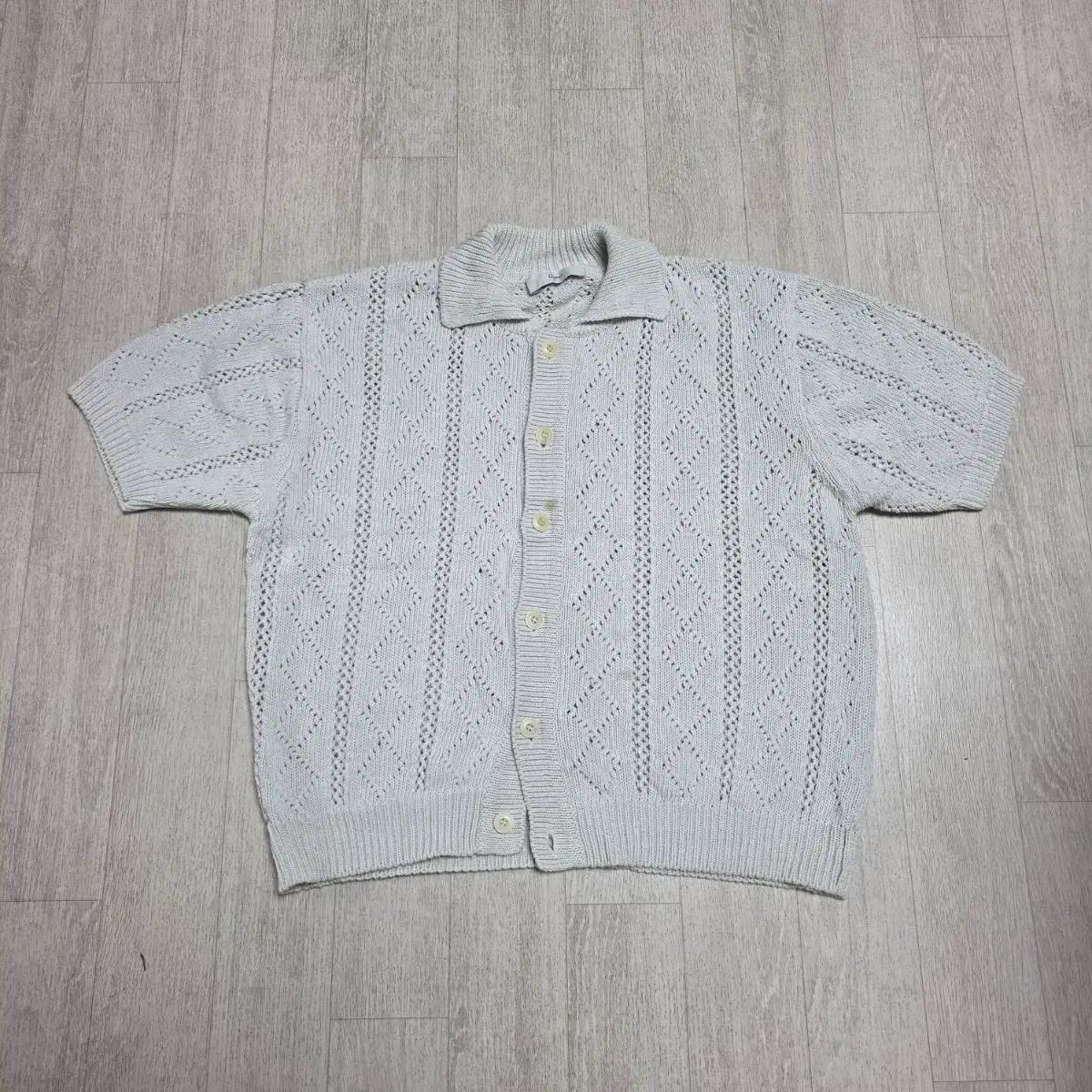 던스트 COLLARED CROCHET CARDIGAN CREAM L