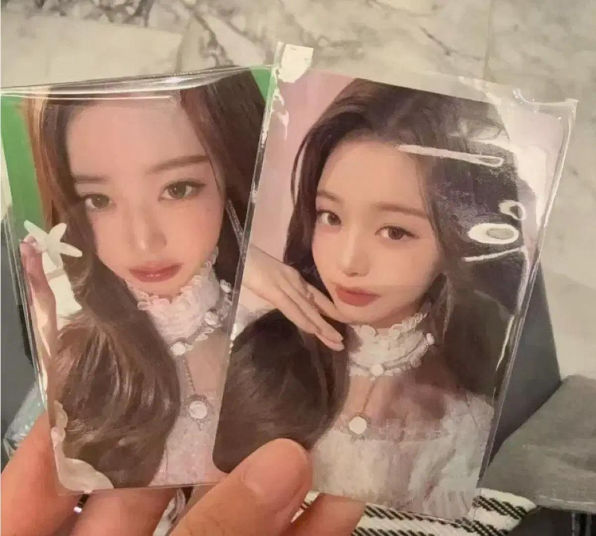 아이브 md 엠디 장원영 목걸이 포카 콜렉트북 구매 양도 buy 팬콘