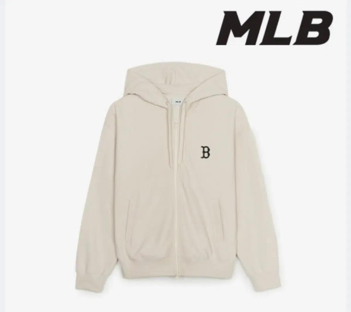 MLB 엠엘비 베이직 와플 후드집업 XXL