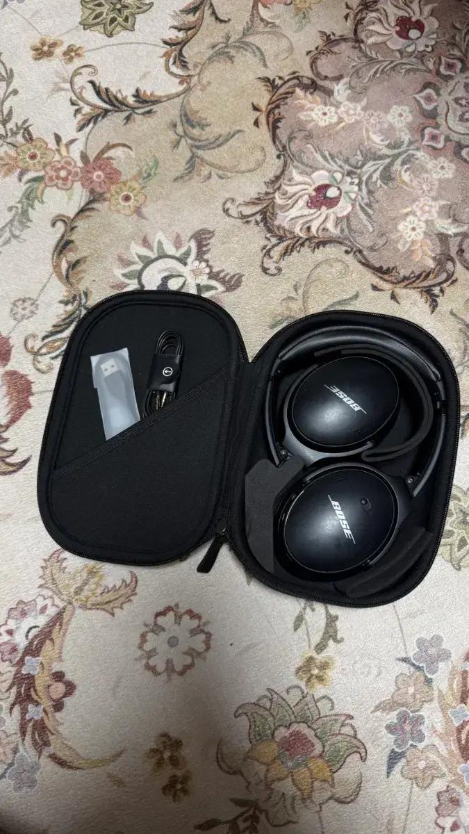 Bose QC45 헤드셋 블랙