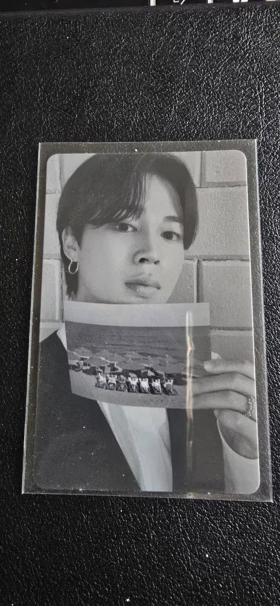 방탄소년단 BTS 지민 흑백 포토카드