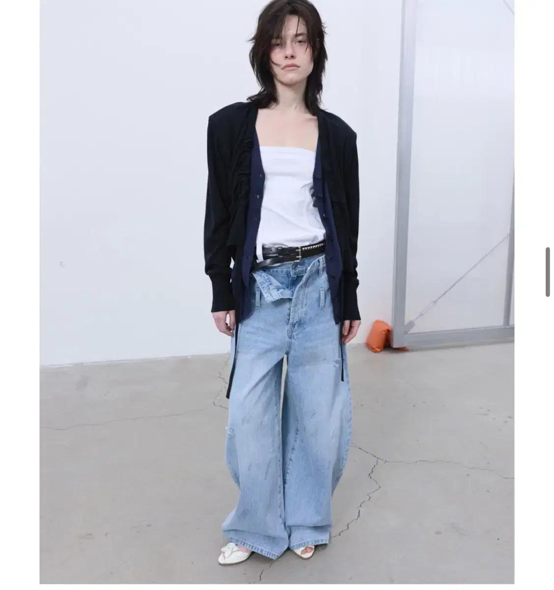 엘씨디씨티엠 double layerd cardigan lcdc