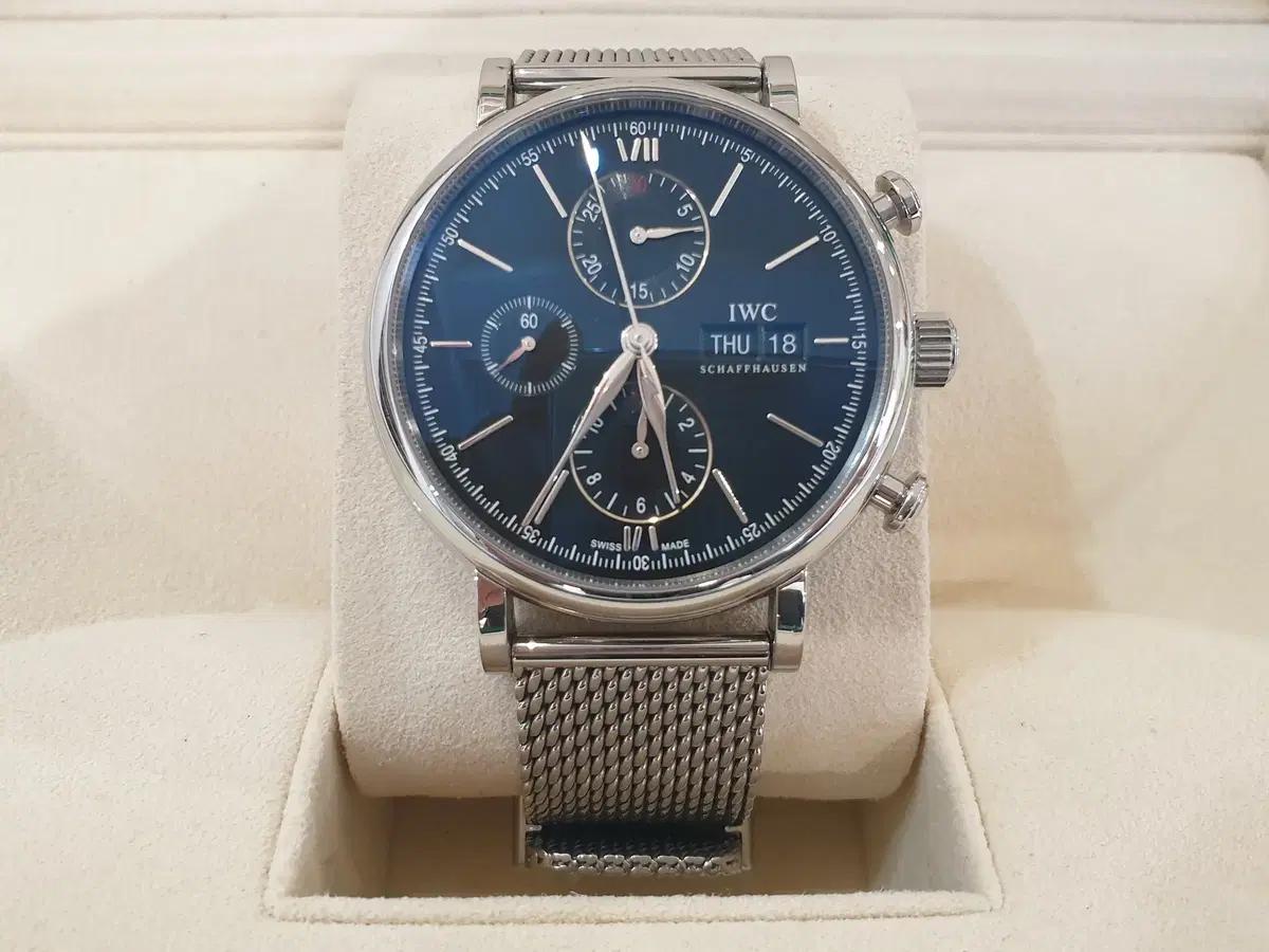IWC포르토피노 크로노그래프 검판 IW391010
