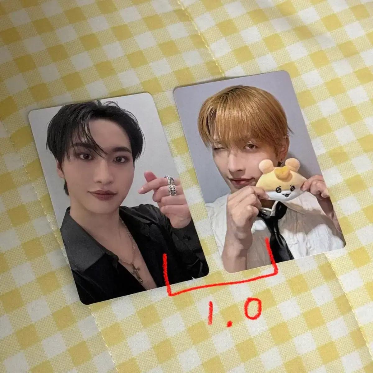 에이티즈 마이티즈 홍중 성화 포카 일괄 양도