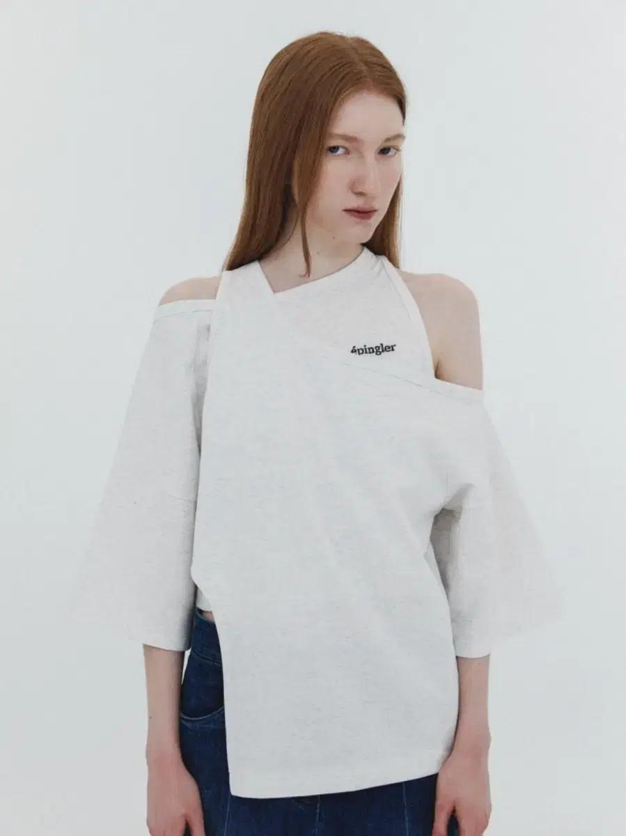 에핑글러 layerd half sleeve T 오트밀 미사용품