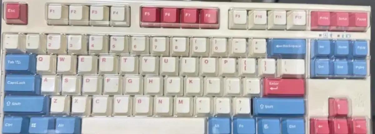 레오폴드 FC750RBT MX2A 코랄블루 기계식 키보드 저소음 적축