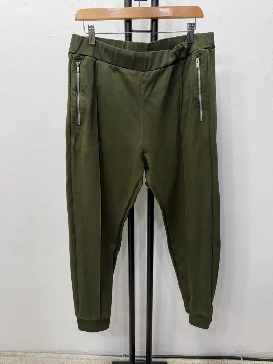 정품) COS 코스 남성 지퍼 포인트 조거 팬츠 XL