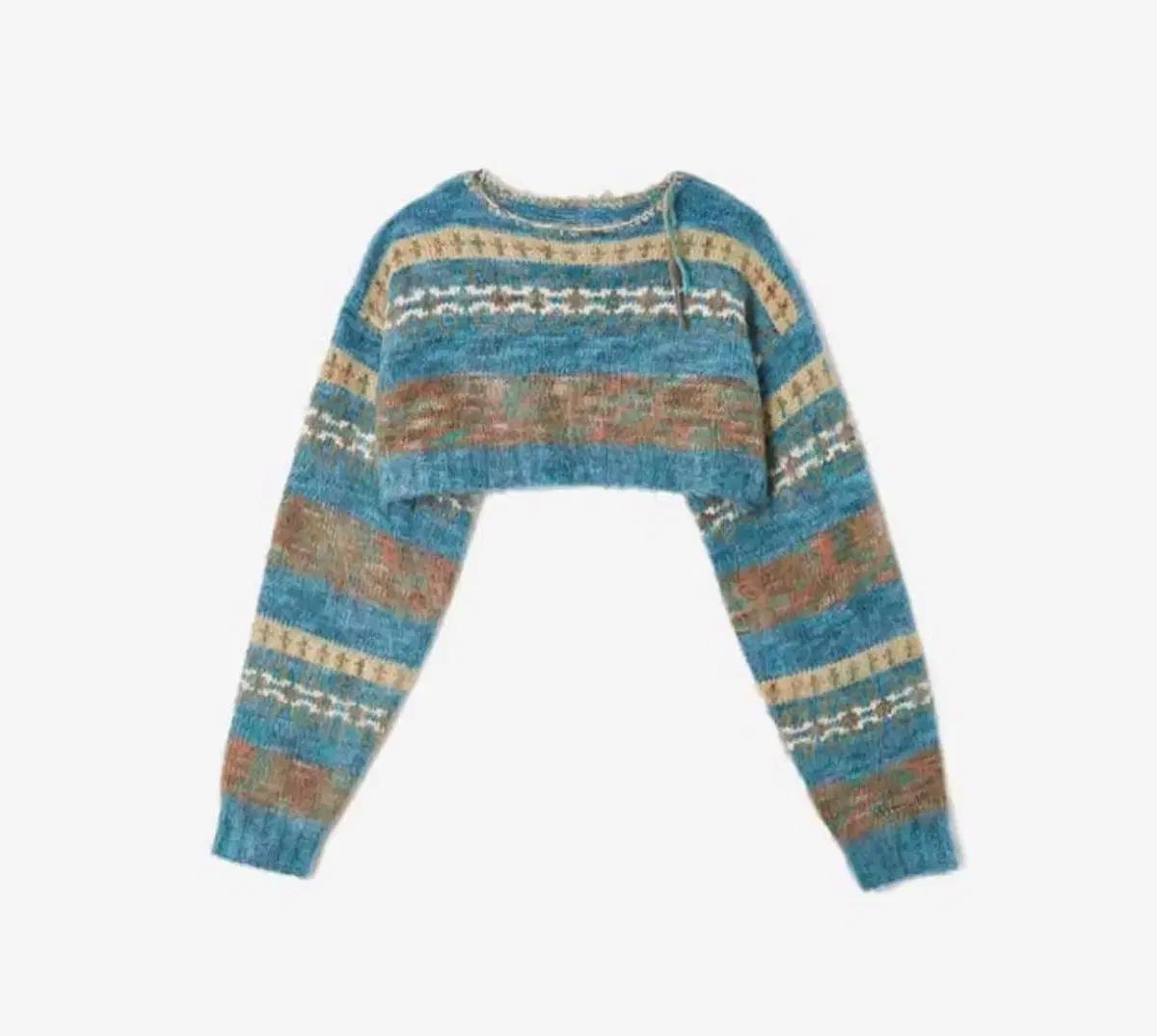 PERVERZE blend border knit