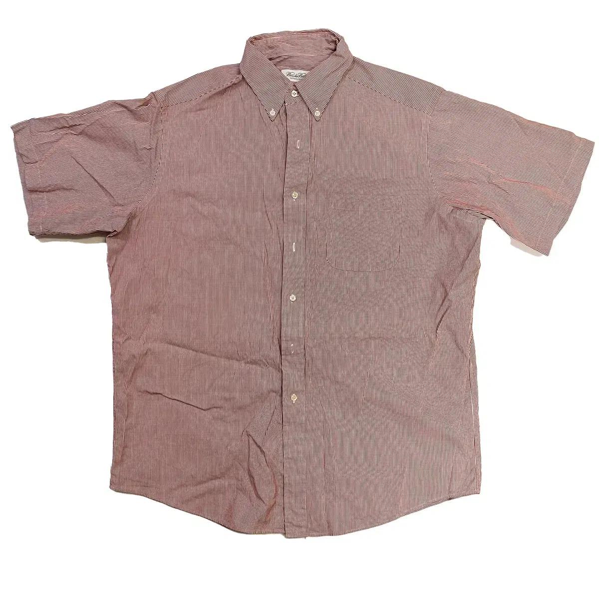 Brooks Brothers 스트라이프 반팔 셔츠 2XL