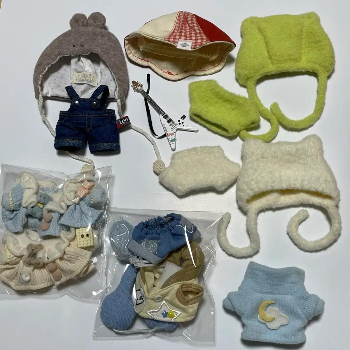 10cm 인형옷 코코넛 옷장 두유 옷장 소품 수제 니트 Lee 콜라보