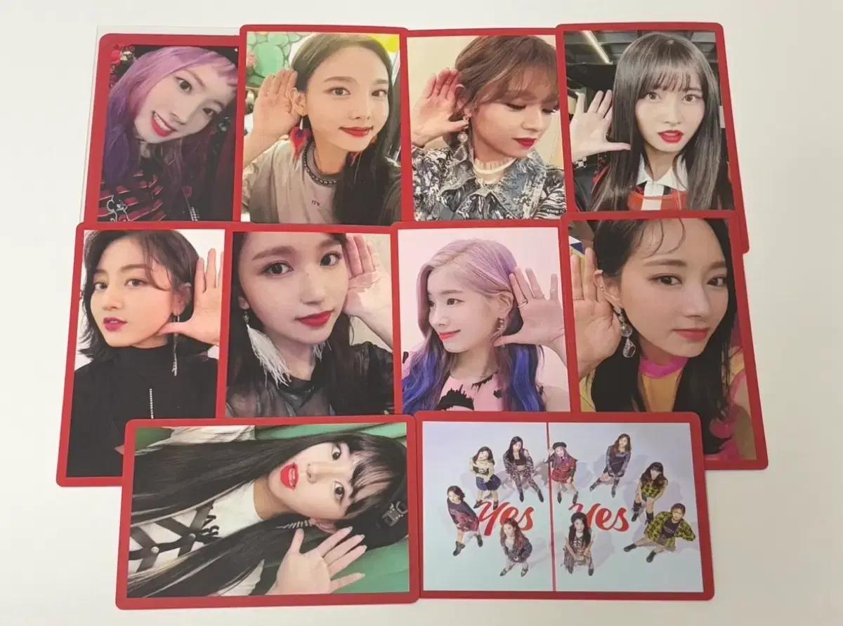 트와이스 yes or yes 예판 포카