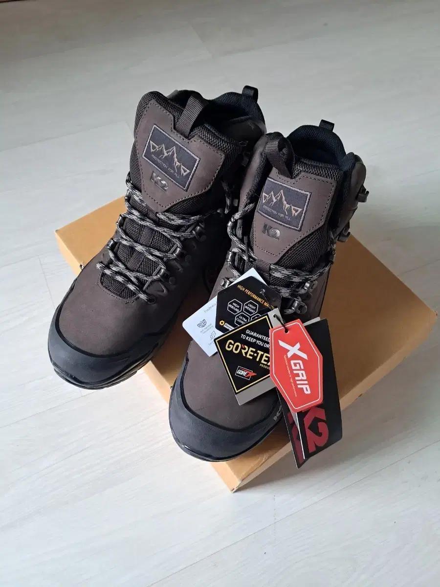 K2 고어텍스 중등산화 XGRIP 브라운 265mm