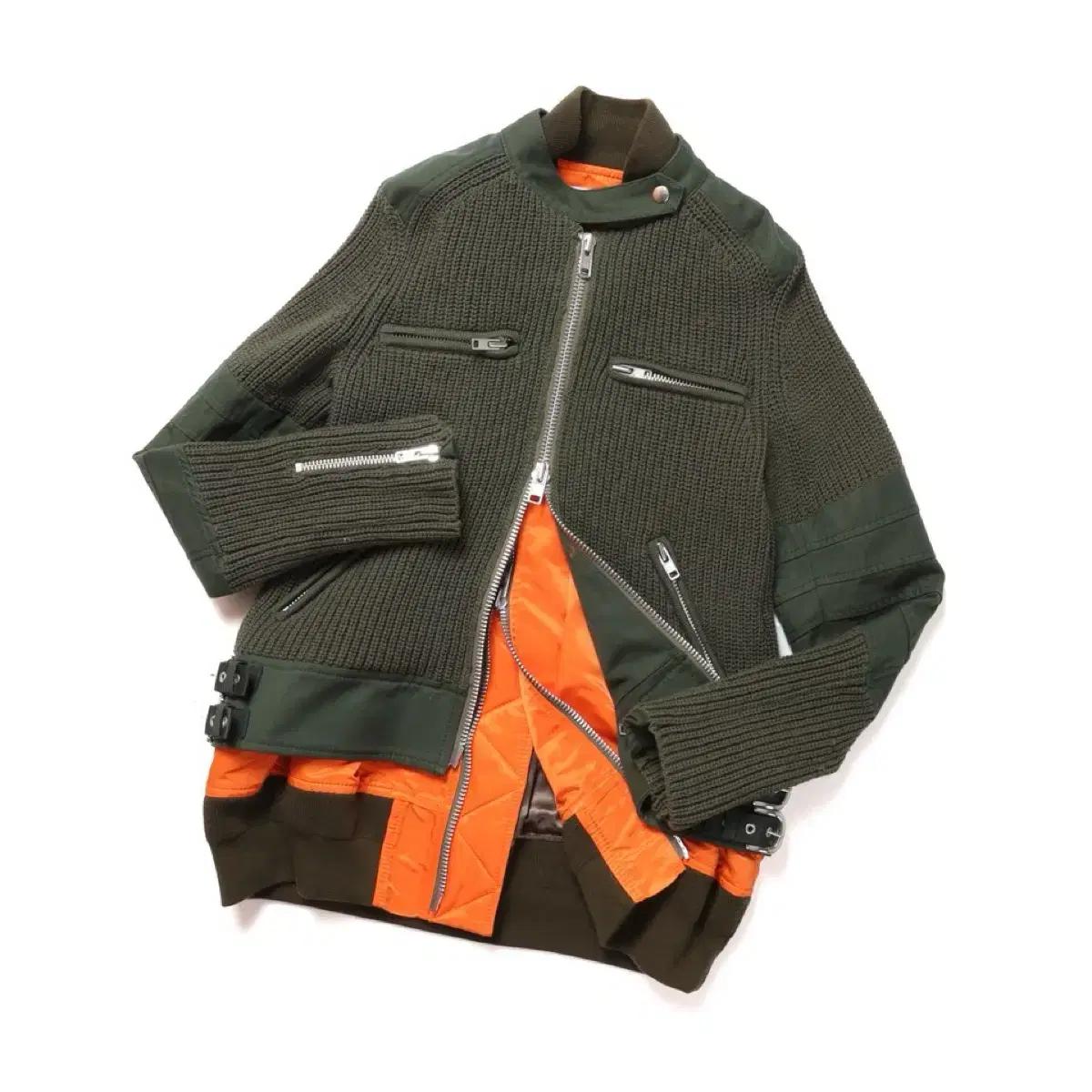 사카이 Sacai Knit MA-1 Jacket