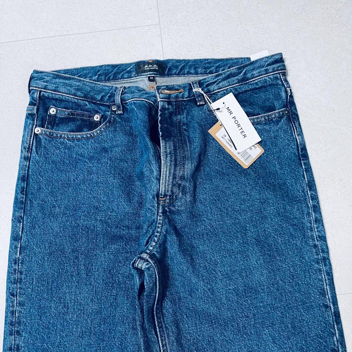 A.P.C. 마틴진 스톤워시드 인디고 32 청바지