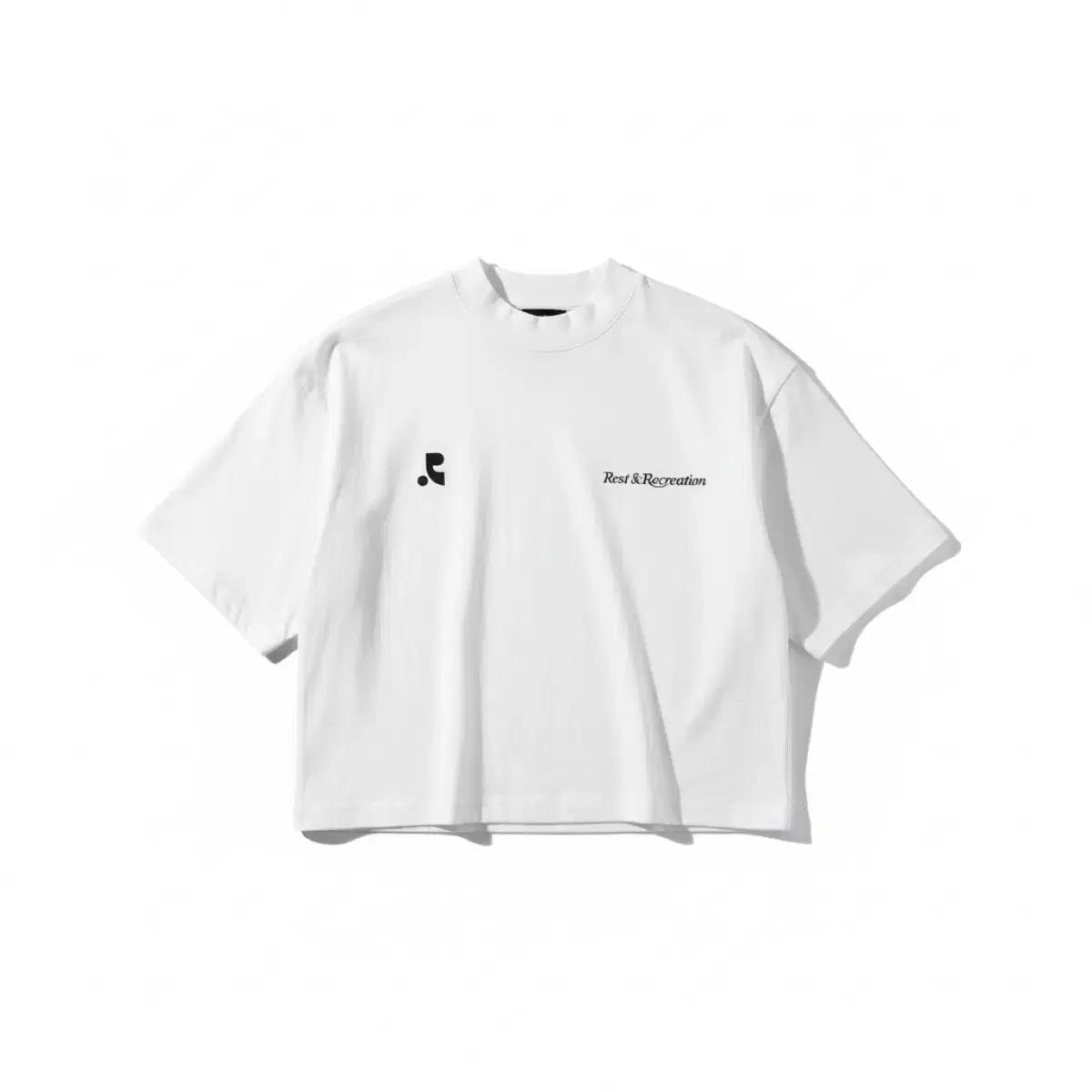 Rest & Recreation 크롭 티셔츠 화이트