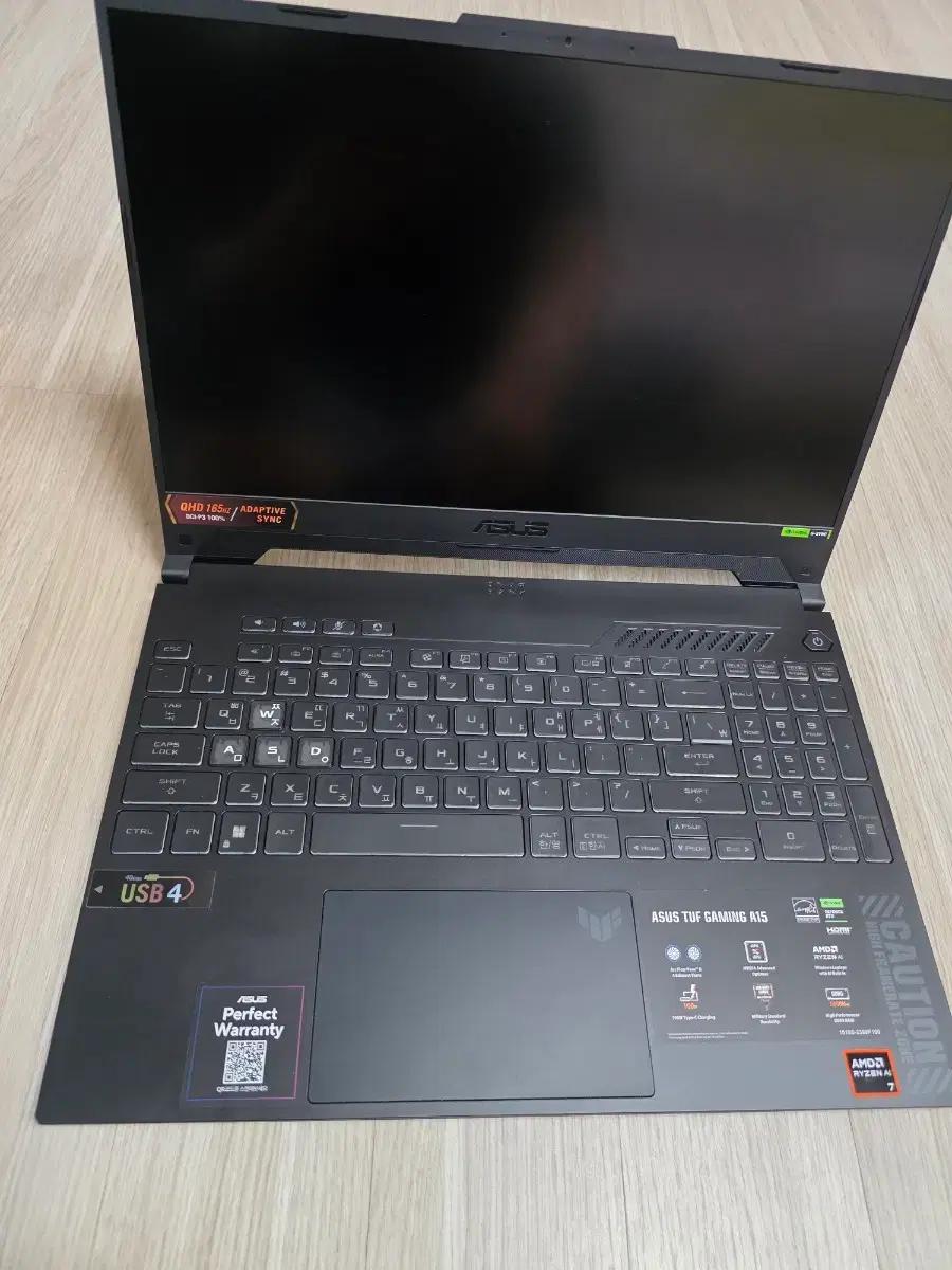 풀구성 ASUS 15.6인치 QHD 게이밍 노트북 라이젠7 RTX4060