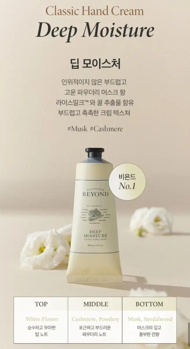 비욘드 클래식 핸드크림 딥모이스처 100ml