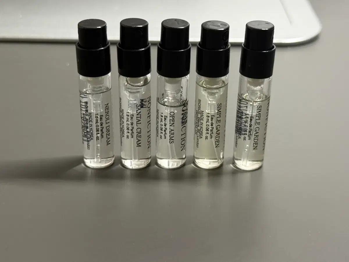 논픽션 향수 1.8ml 5종 세트