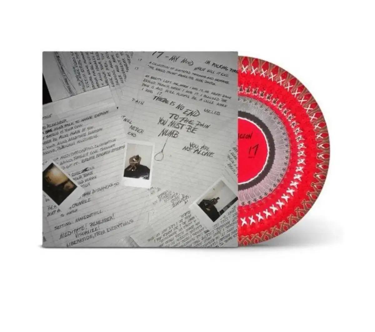 미개봉 XXXTENTACION 17 LP zoetrope 한정반