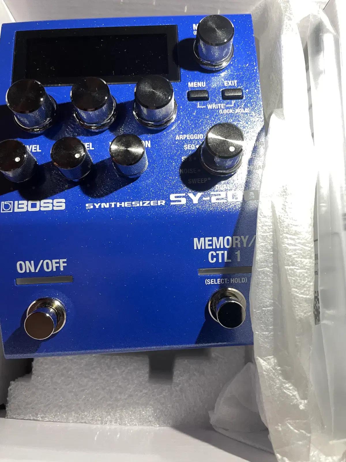 보스 boss sy-200 신디사이저 이펙터 페달