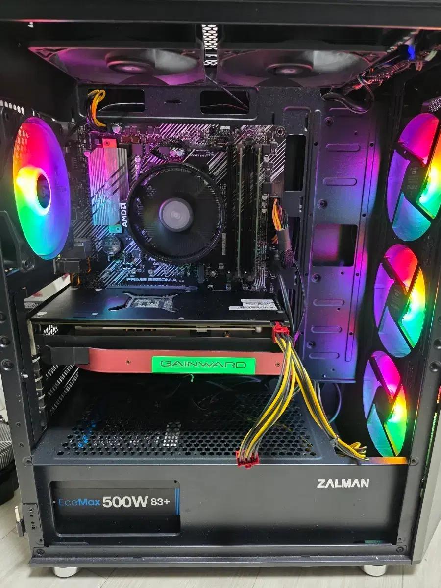 라이젠5 3600,DDR4 16GB,gtx1060 6GB 본체 팝니다