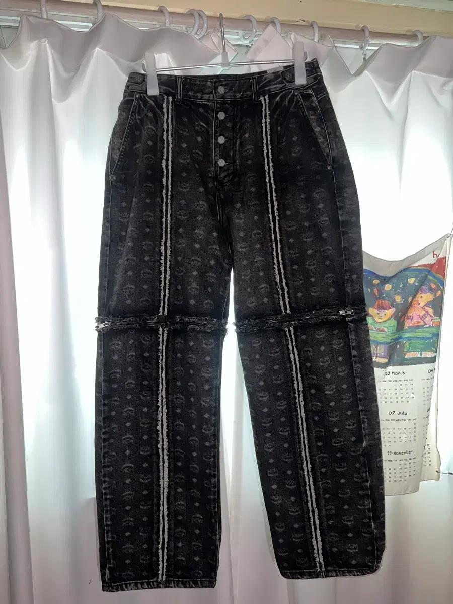 Thug club x mcm black denim