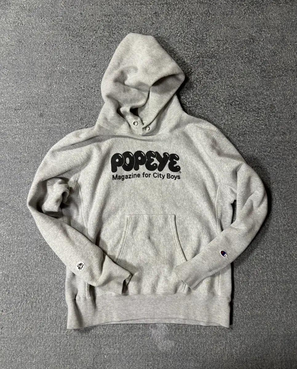 BEAMS x POPEYE x CHAMPION 빔즈x뽀빠이x챔피온  후드