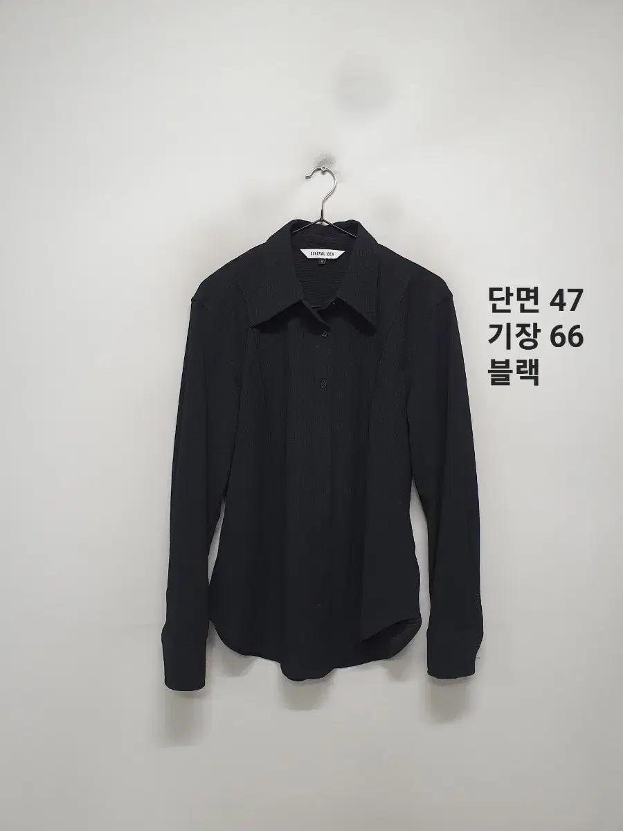제너럴아이디어 블랙 셔츠