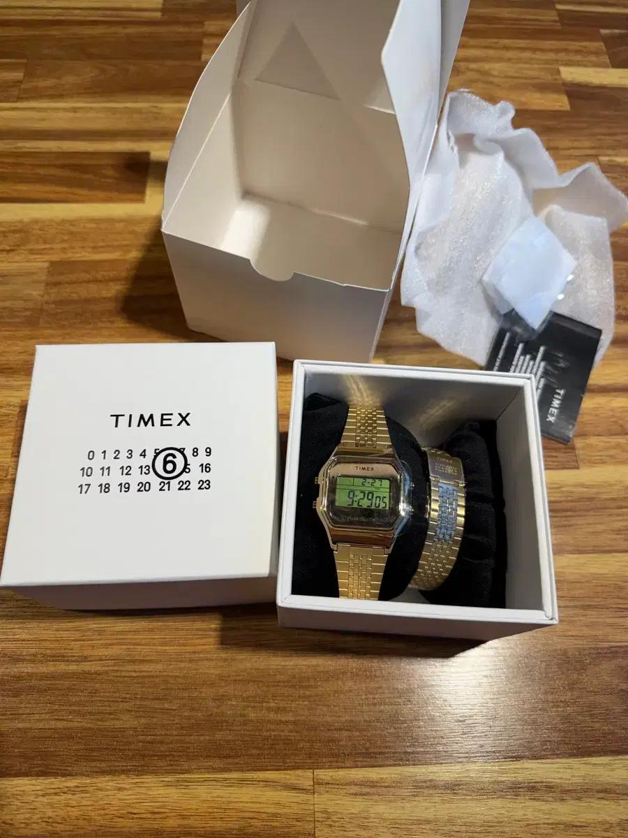 타이맥스 x MM6 메종 마르지엘라 T80 기프트 세트 스테인리스 스틸
