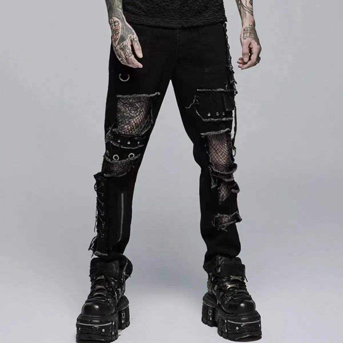Punkrave 펑크레이브 Deranged World Trousers