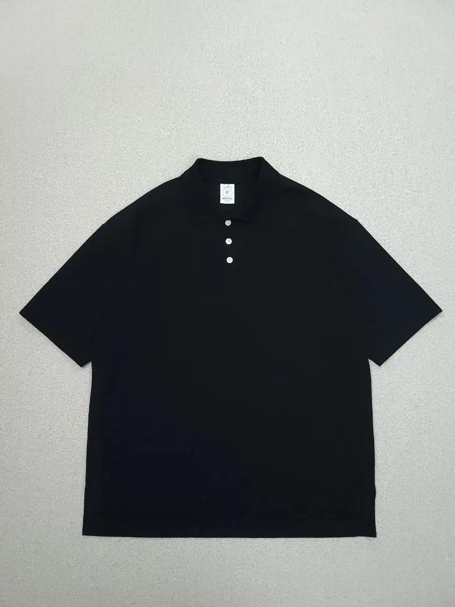 (M)Jemut 남자 카라티 PK 반팔 티셔츠 여름 블랙 M20W2660