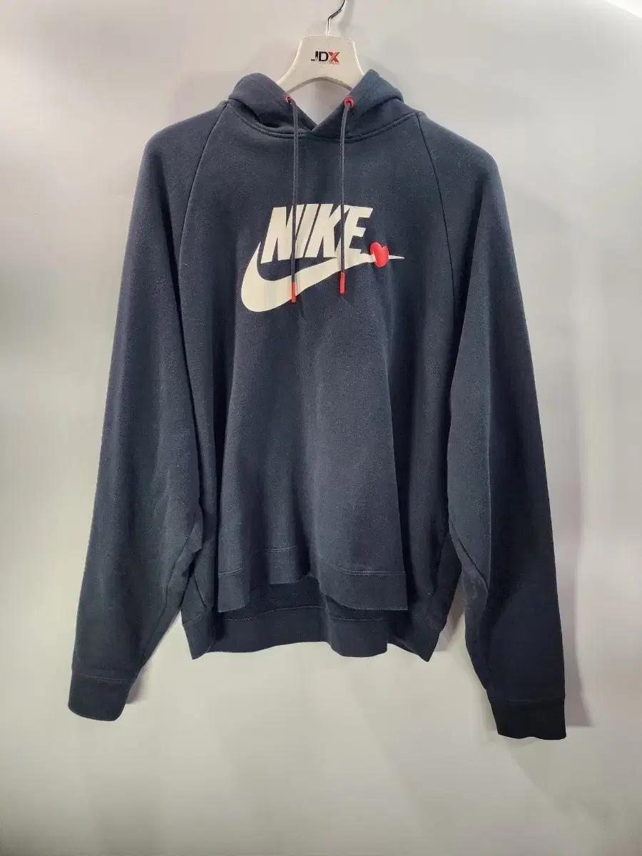 [110/2XL] 나이키 빅로고 하트 자수 오버핏 후드티  2.5[P