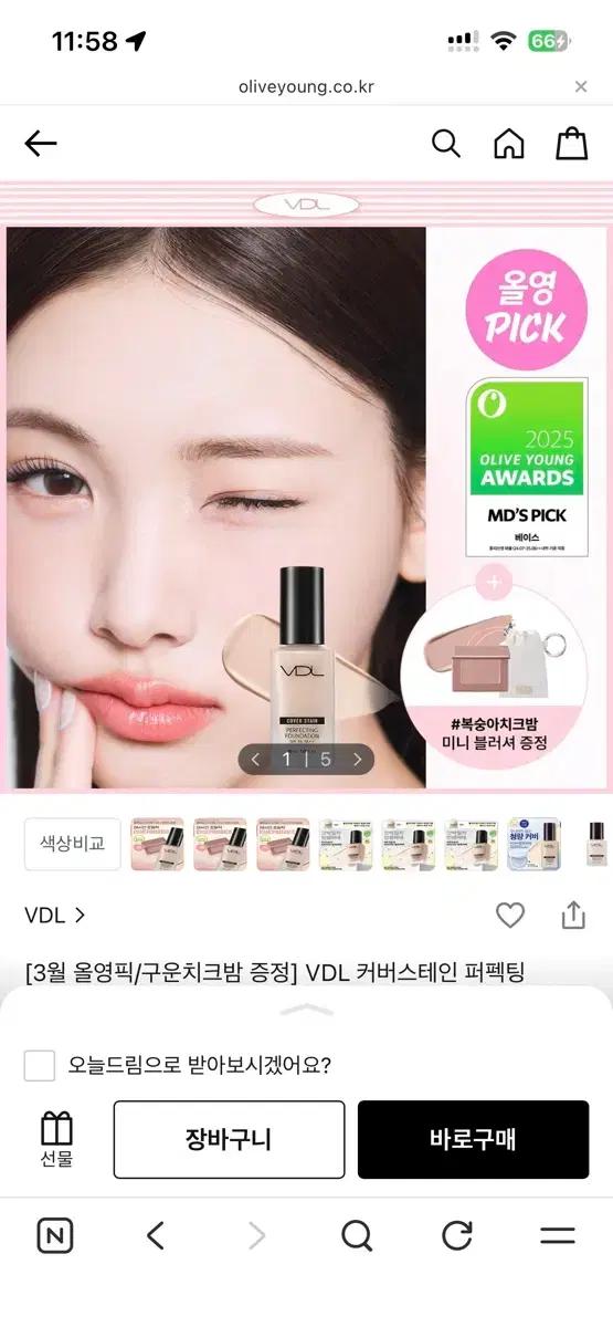 VDL 커버 스테인 파운데이션 A01