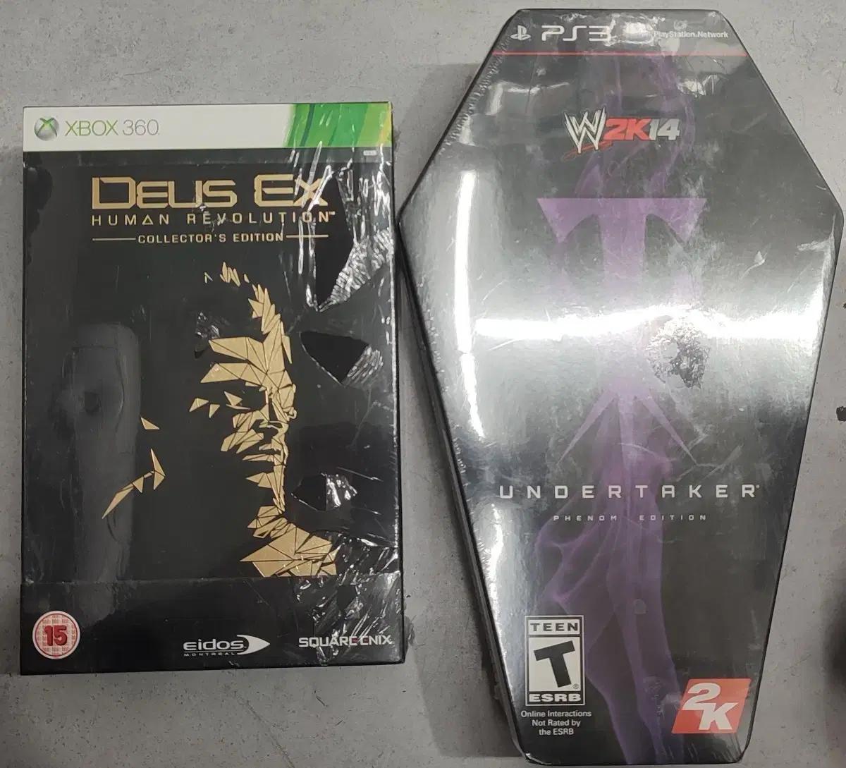 ps3 Xbox360 데이어스 엑스 + WWE 2K14 한정판 에디션 팝