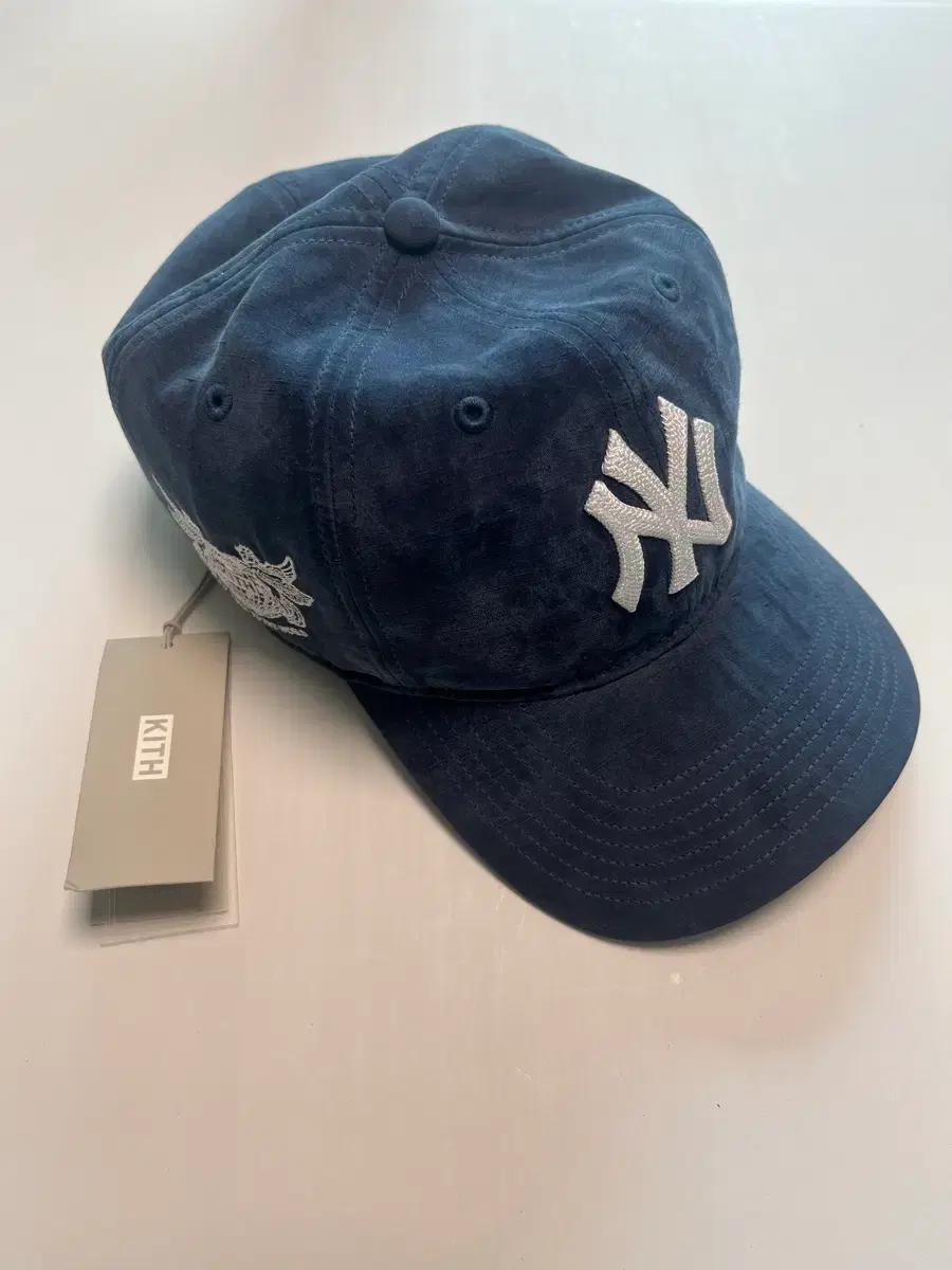 [L/새상품] Kith x 47 쿠프로 린넨 프랜차이즈 캡 뉴에라