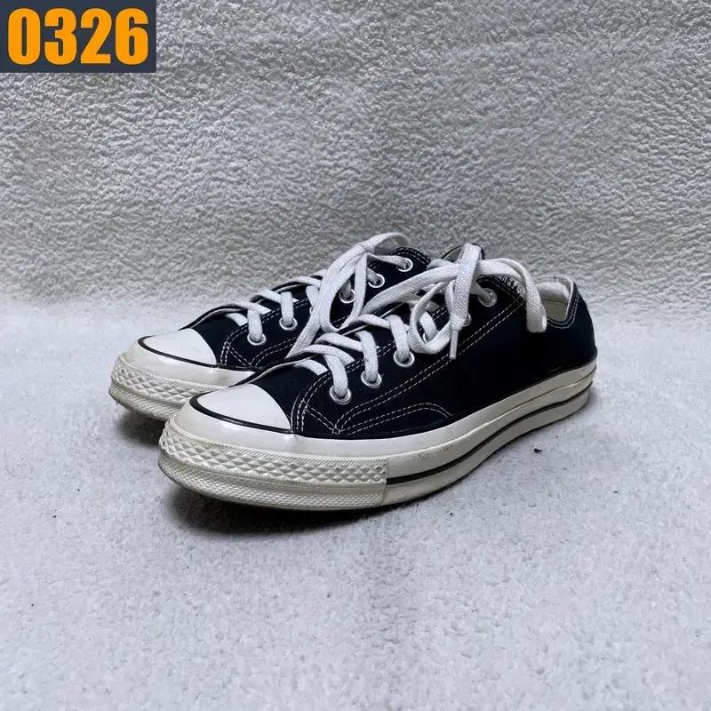 260 CONVERS 컨버스 척테일러 로우 블랙 스니커즈