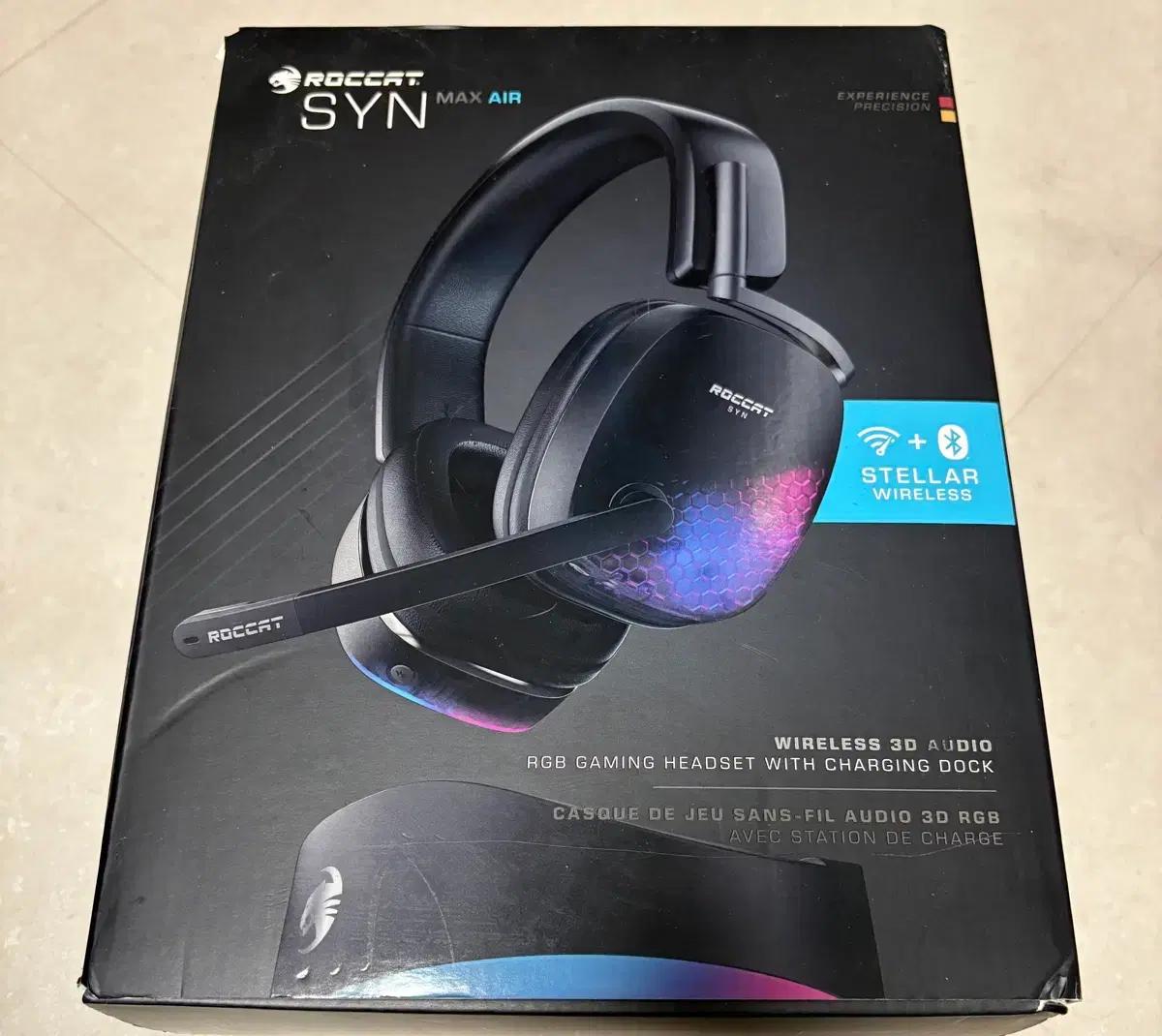 Roccat Syn Max Air 무선 게이밍 헤드셋 팝니다