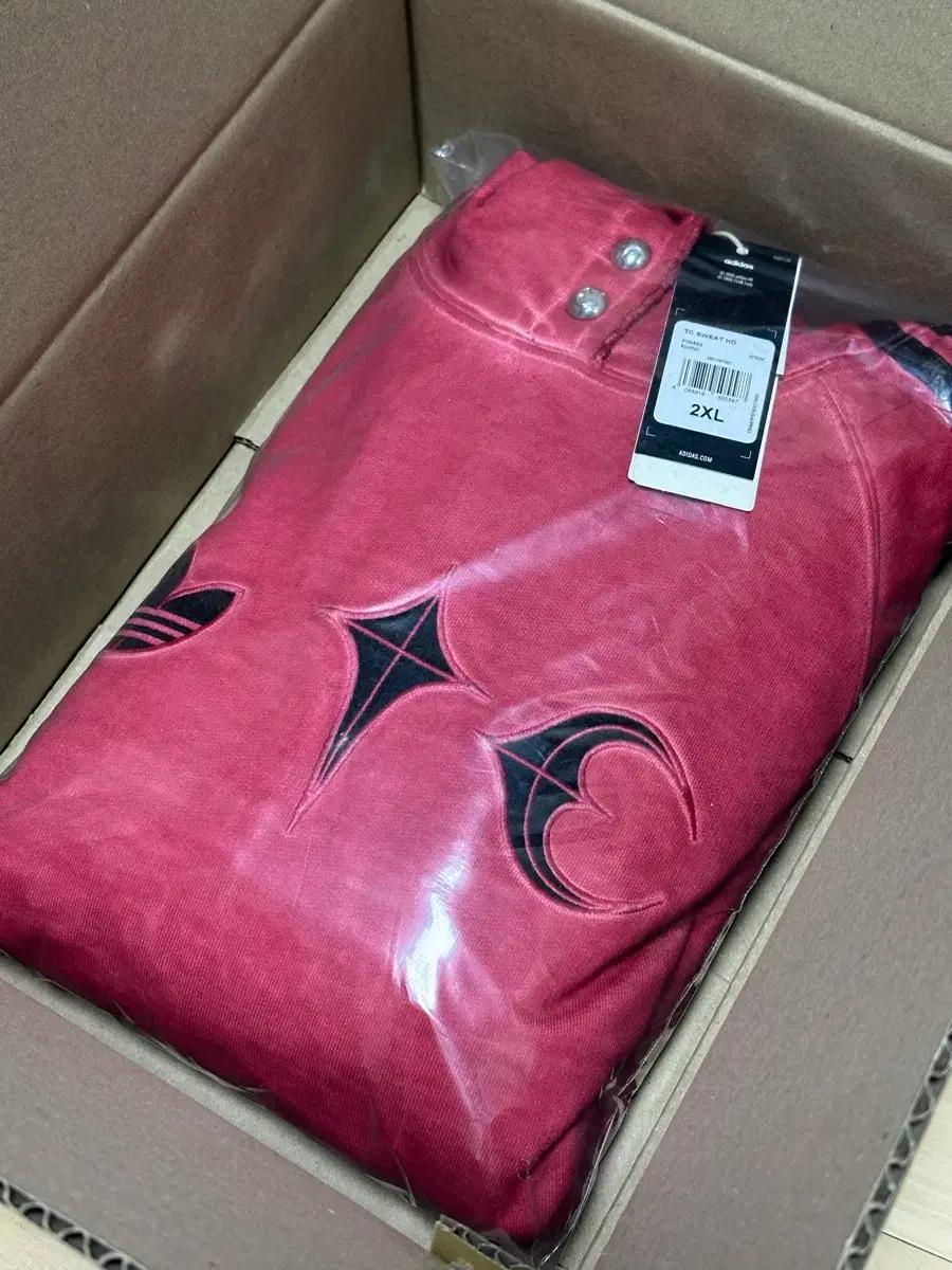 아디다스 떠그클럽 후드티 2XL