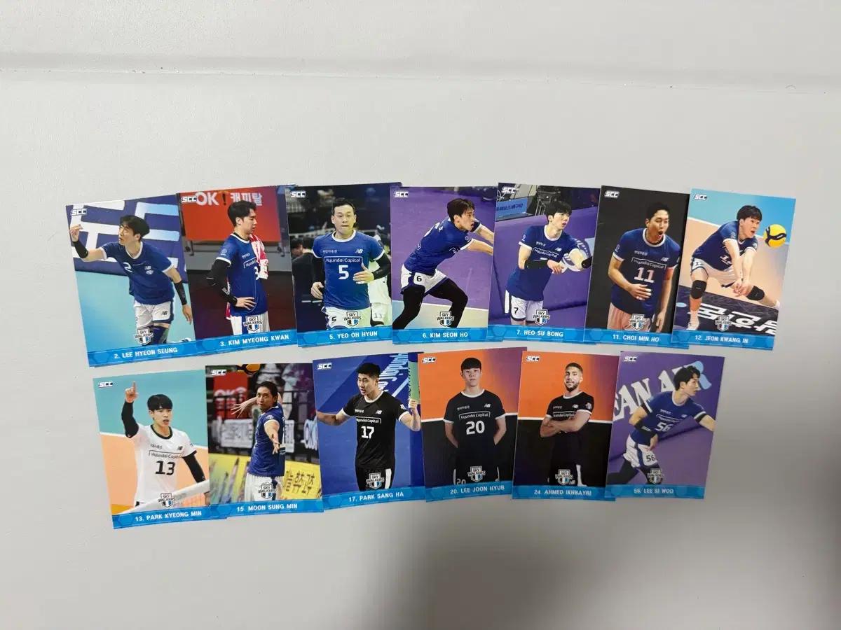 2023-24 SCC KOVO KARBON 배구 베이스 세트 현대캐피탈
