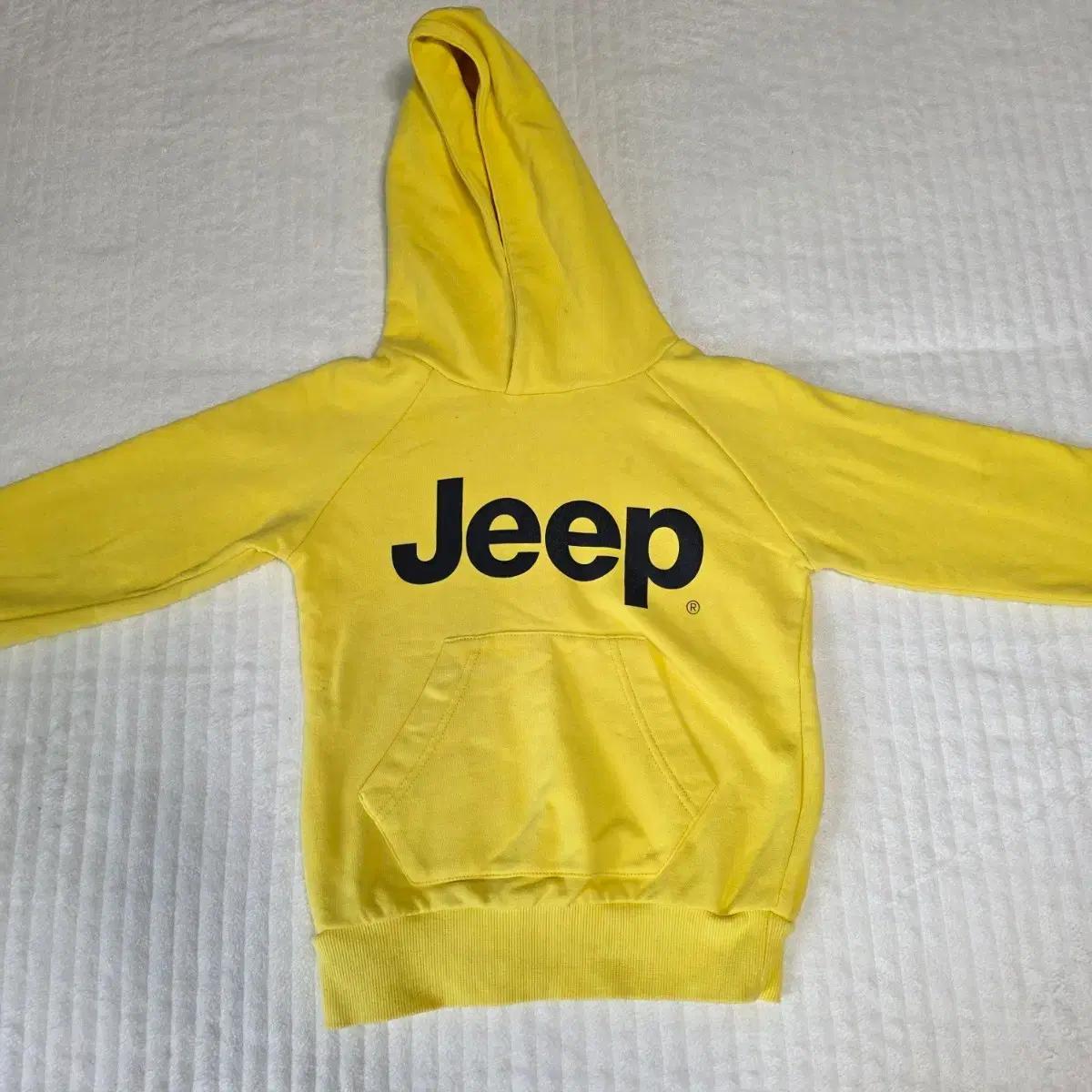jeep 브랜드 120사이즈 키즈 봄 후드 맨투맨 아기옷