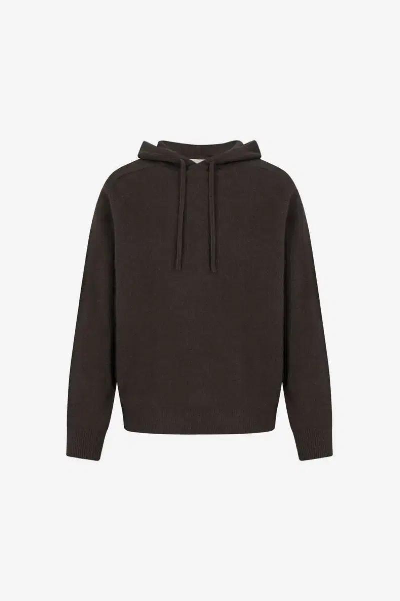 아모멘토 25FW 라쿤 후드 니트 브라운 L