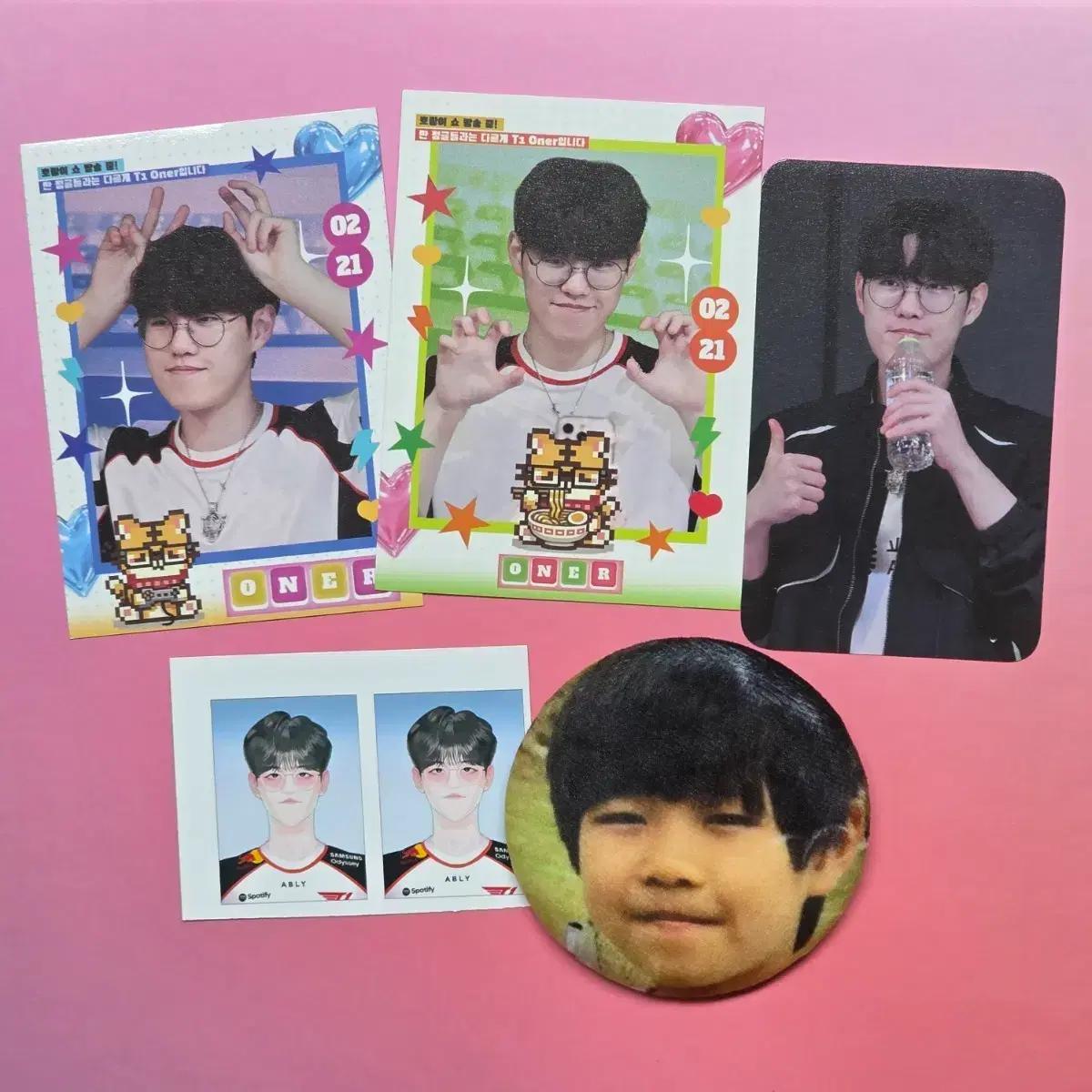 T1 ONER 티원 오너 데뷔카페 굿즈