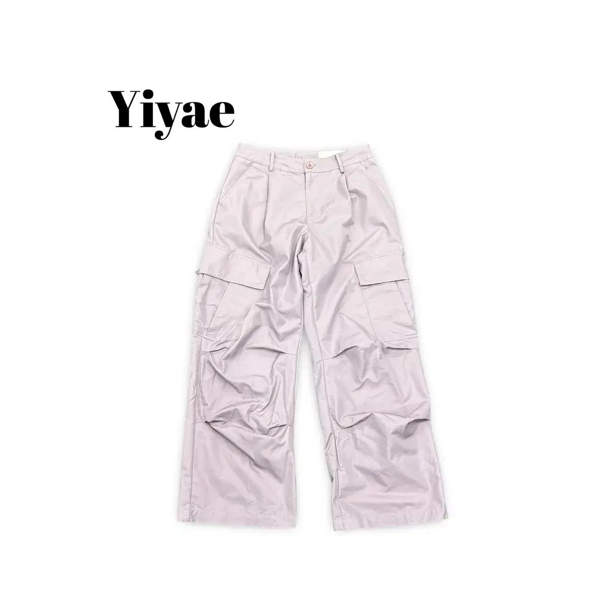 (30)Yiyae 와이드 카고 바지 라벤더