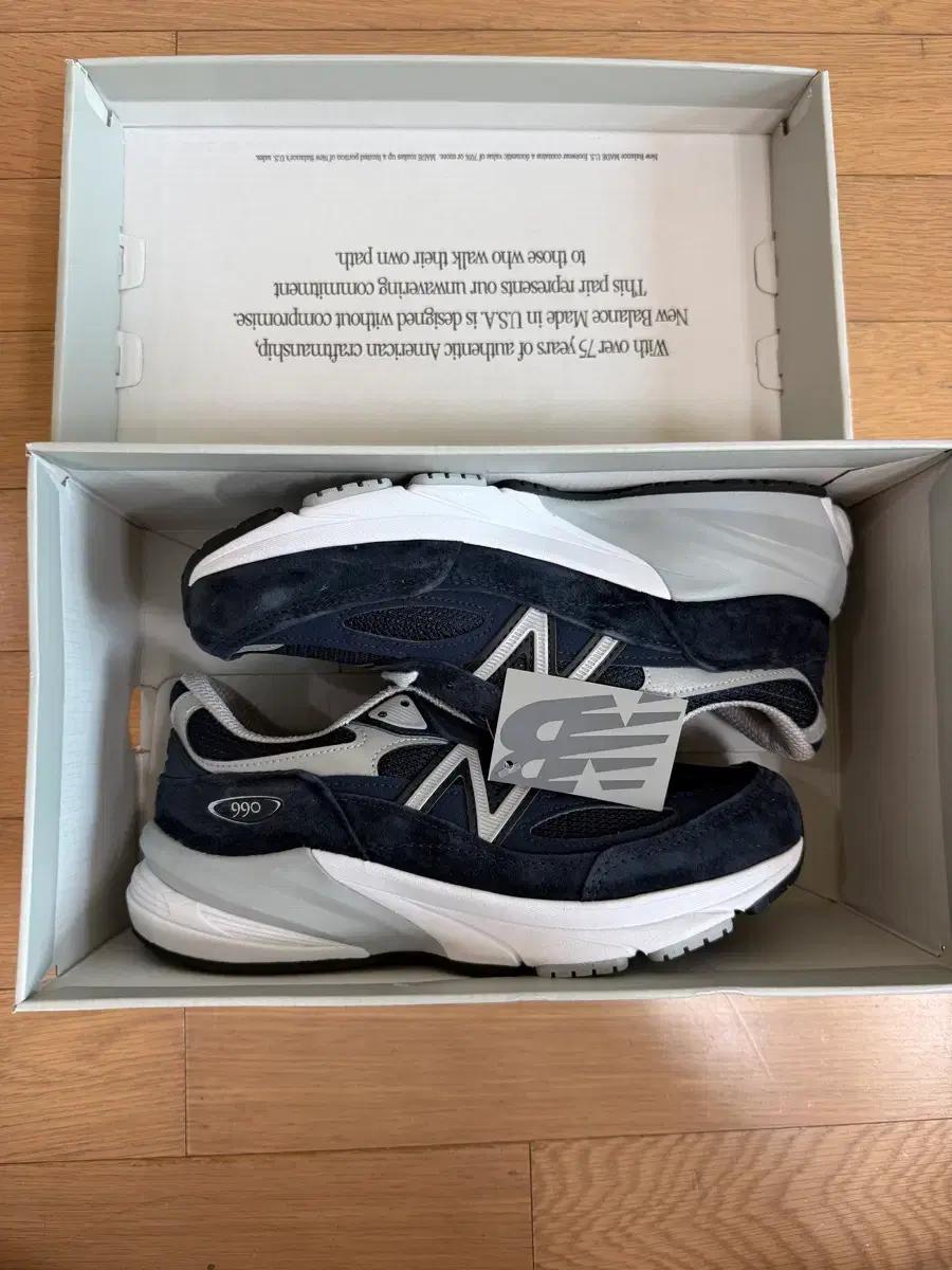 [235] 뉴발란스 우먼스 990 V6 네이비 D 와이드