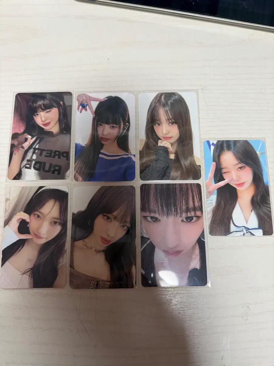 아이브 포카 일괄로 팔아요